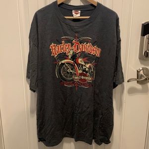 Men’s Harley Davidson 2XL  Charcoal t-shirt. Kuala Lumpur HD